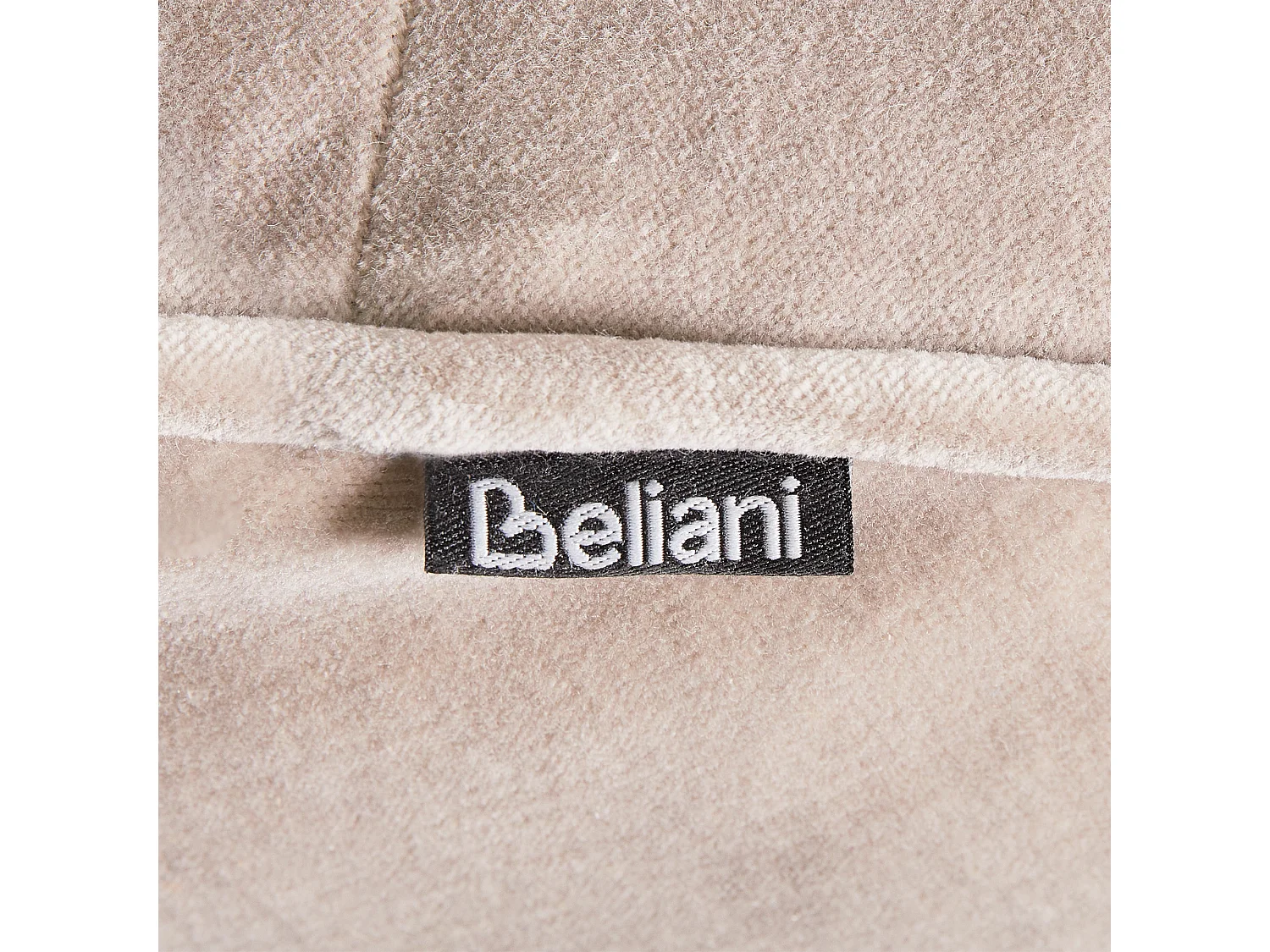 Pouf YULLE Velours Marron clair