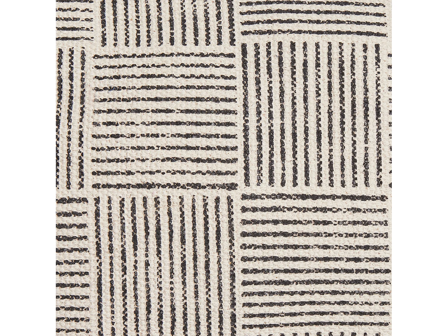 Pouf LUTZ Coton Gris