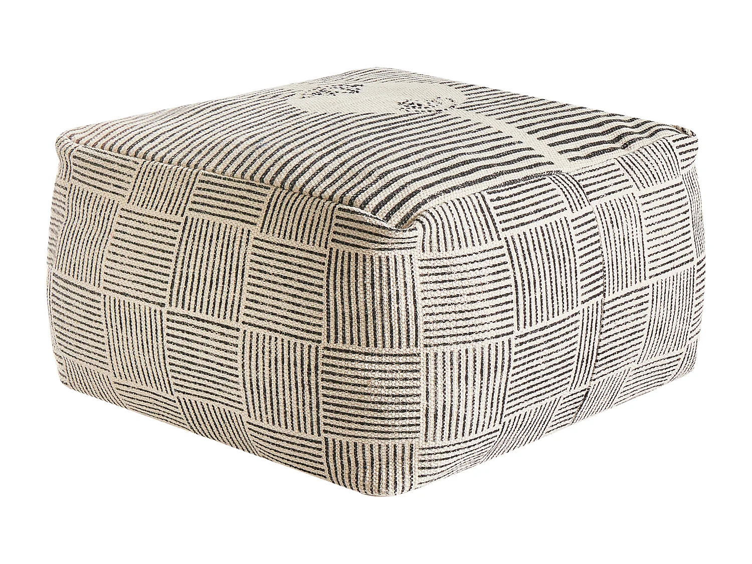 Pouf LUTZ Coton Gris