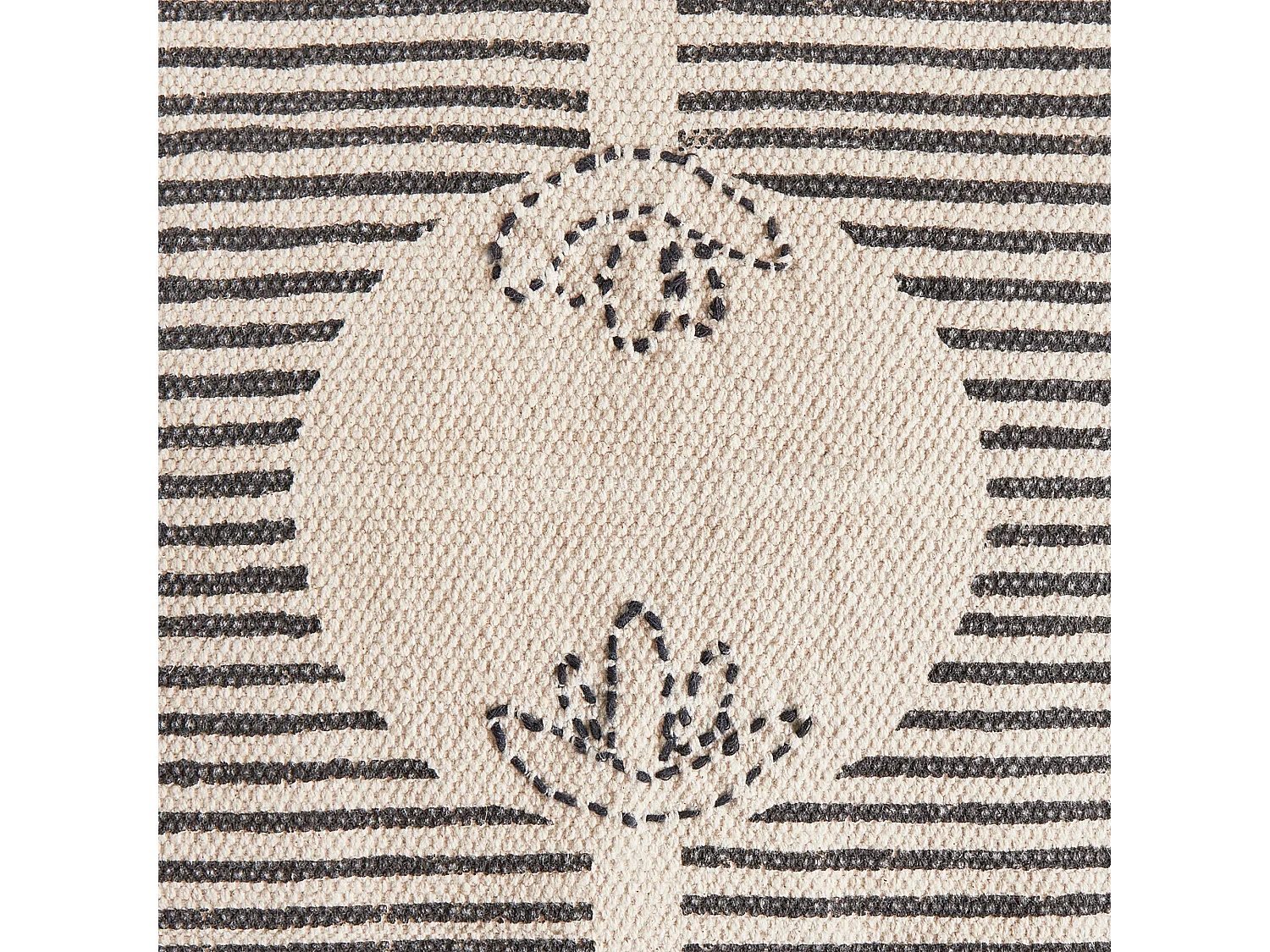 Pouf LUTZ Coton Gris