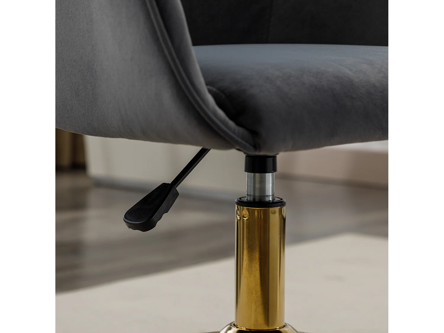 Relaxfauteuil met voetensteun, met zijvak, stalen frame, lichtgroen