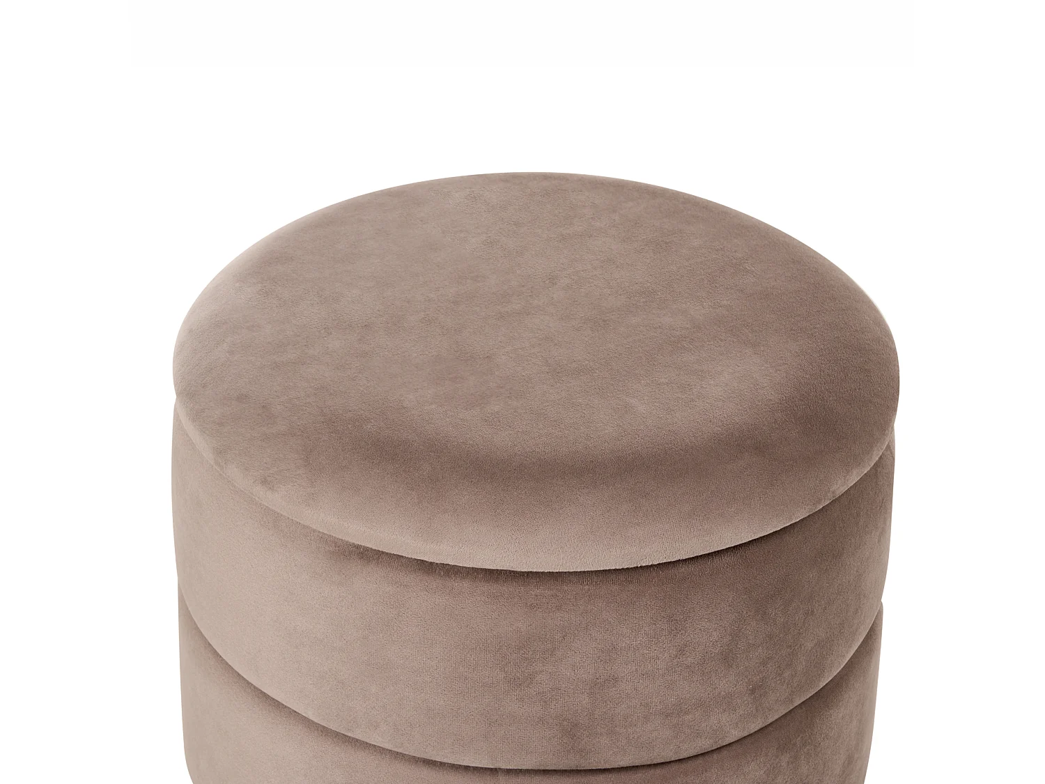 Storage Pouffe ELGIN Velvet Taupe