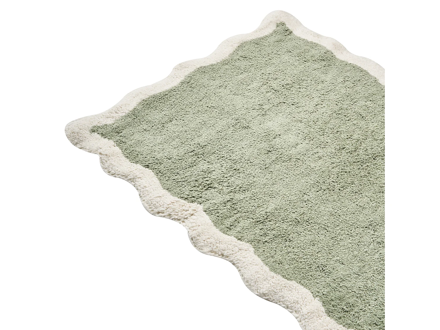 Tapis de bain NANGAL Vert 60 x 90 cm Coton