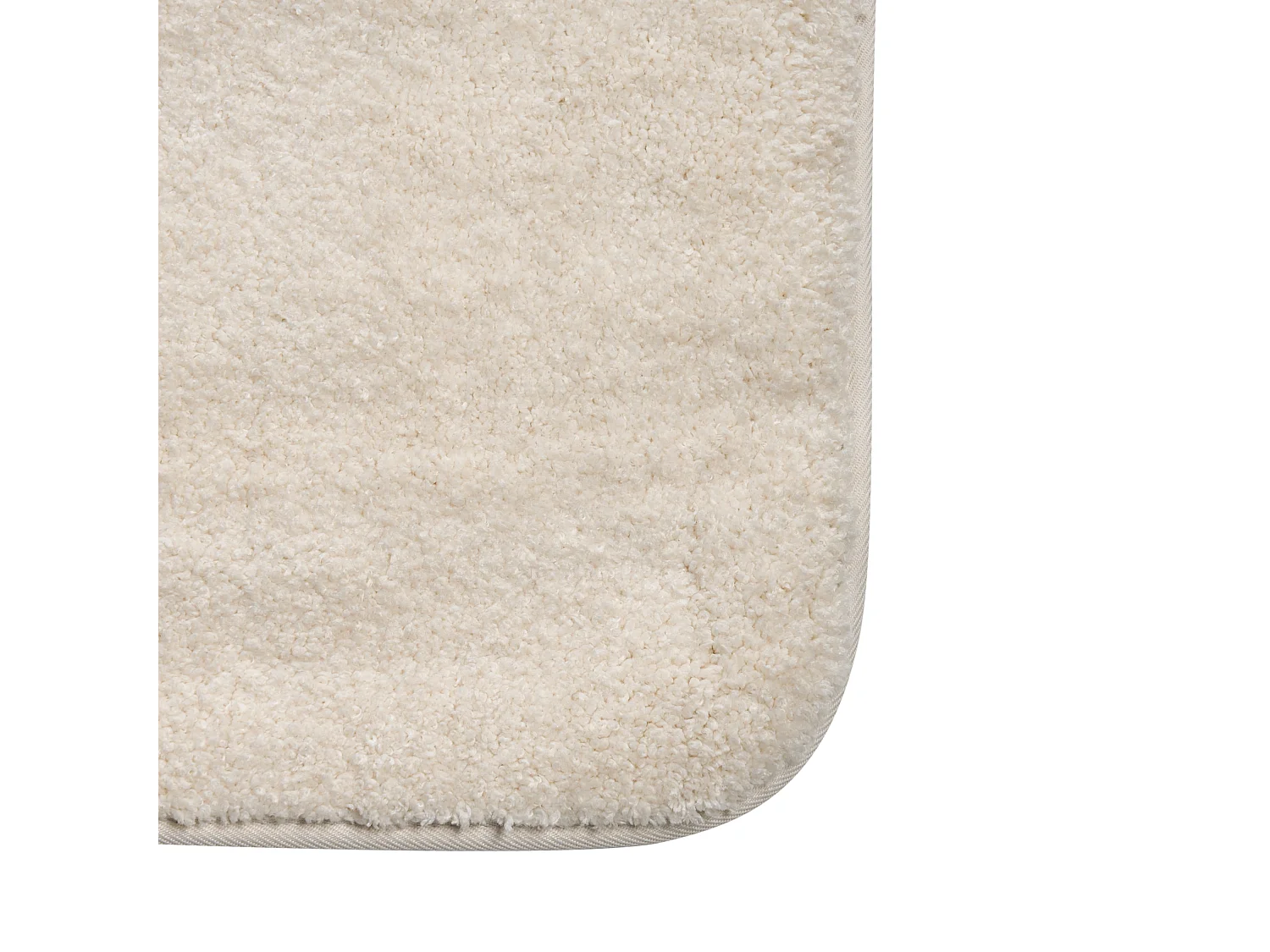 Tapis de bain URLANA Blanc cassé 60 x 90 cm Microfibre