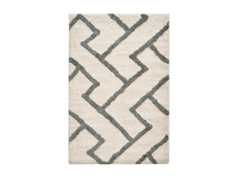 Tapis de bain GARHI Beige 60 x 90 cm Coton
