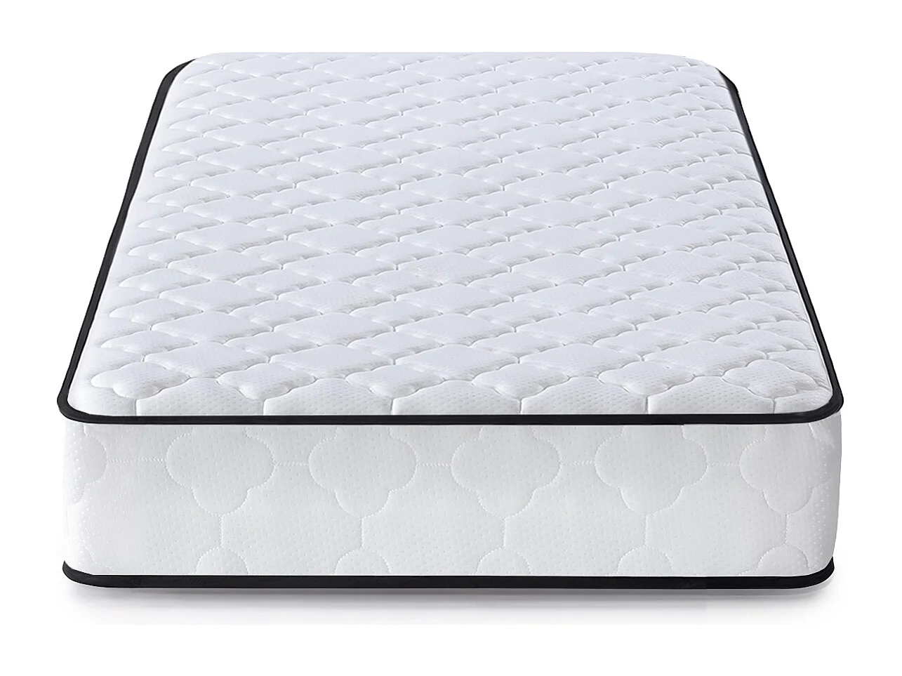 Matelas à ressorts ensachés 7 zones avec protège-matelas H3 100x200 cm