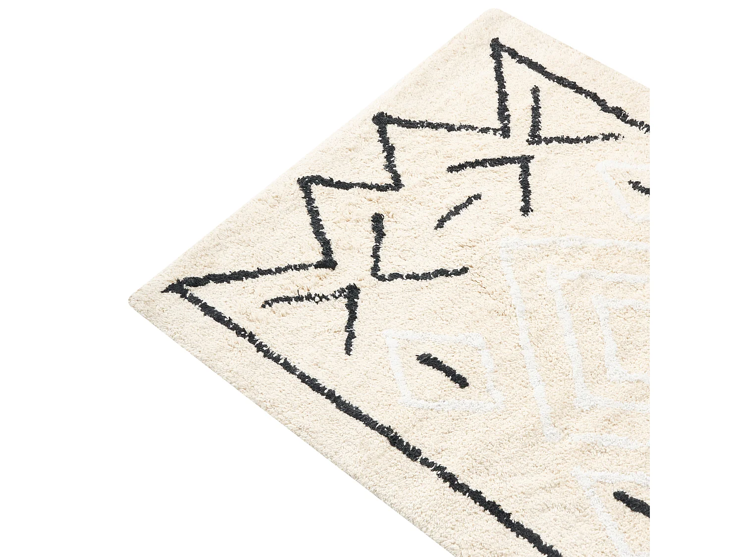 Tapis de bain UNTLA Beige clair 60 x 90 cm Coton