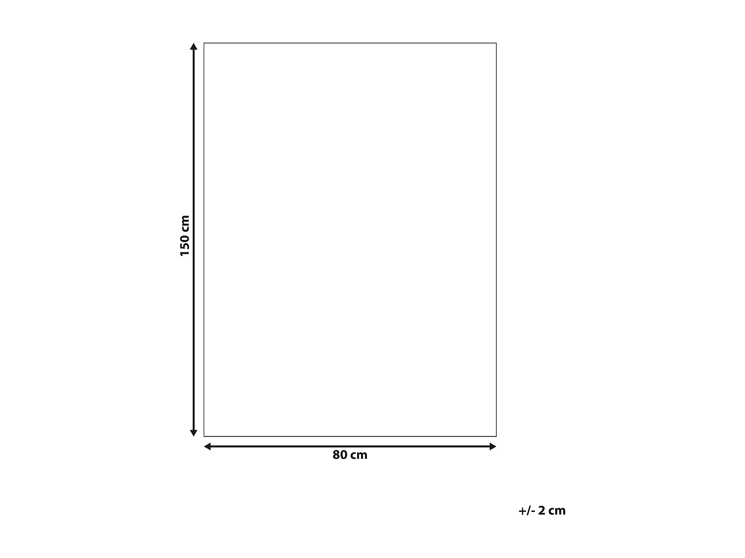 Tapis de bain NANGAL Marron/beige 80 x 150 cm Coton