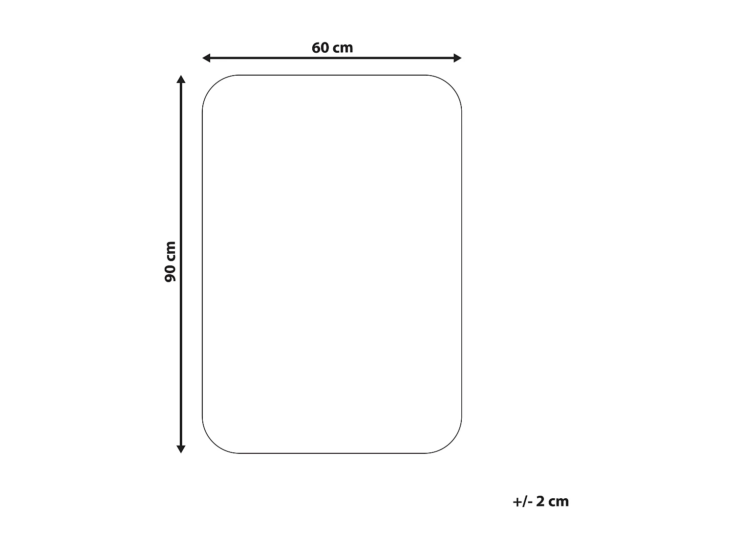 Tapis de bain URLANA Vert foncé 60 x 90 cm Microfibre