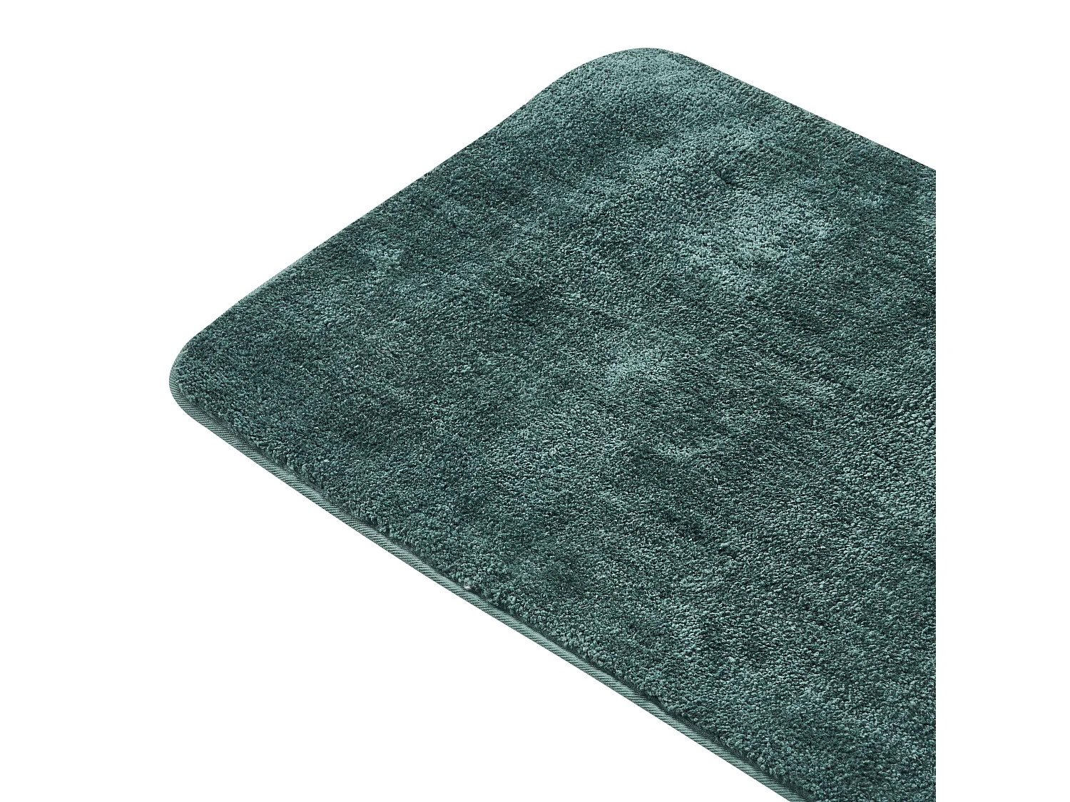 Tapis de bain URLANA Vert foncé 60 x 90 cm Microfibre