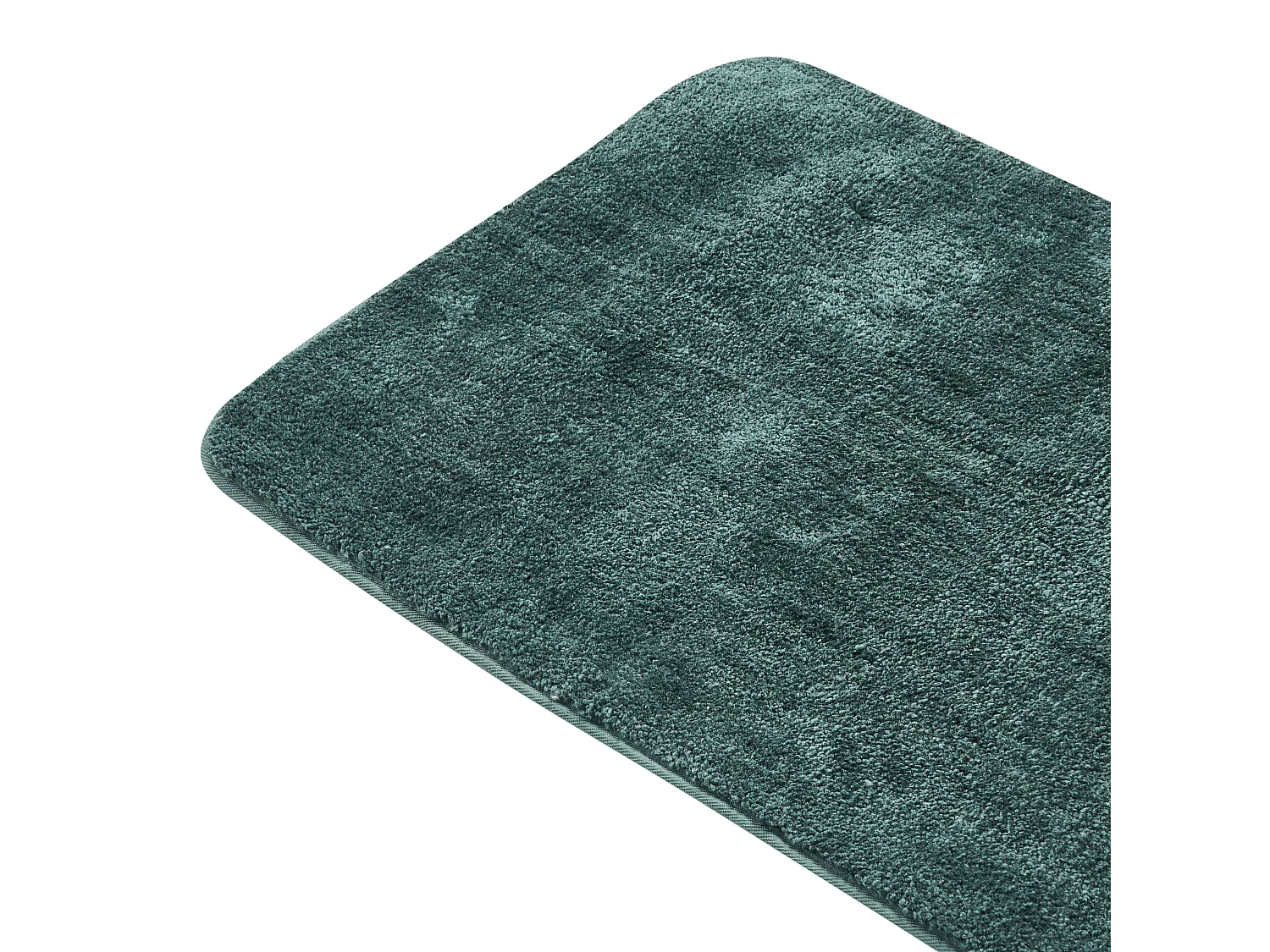 Tapis de bain URLANA Vert foncé 60 x 90 cm Microfibre