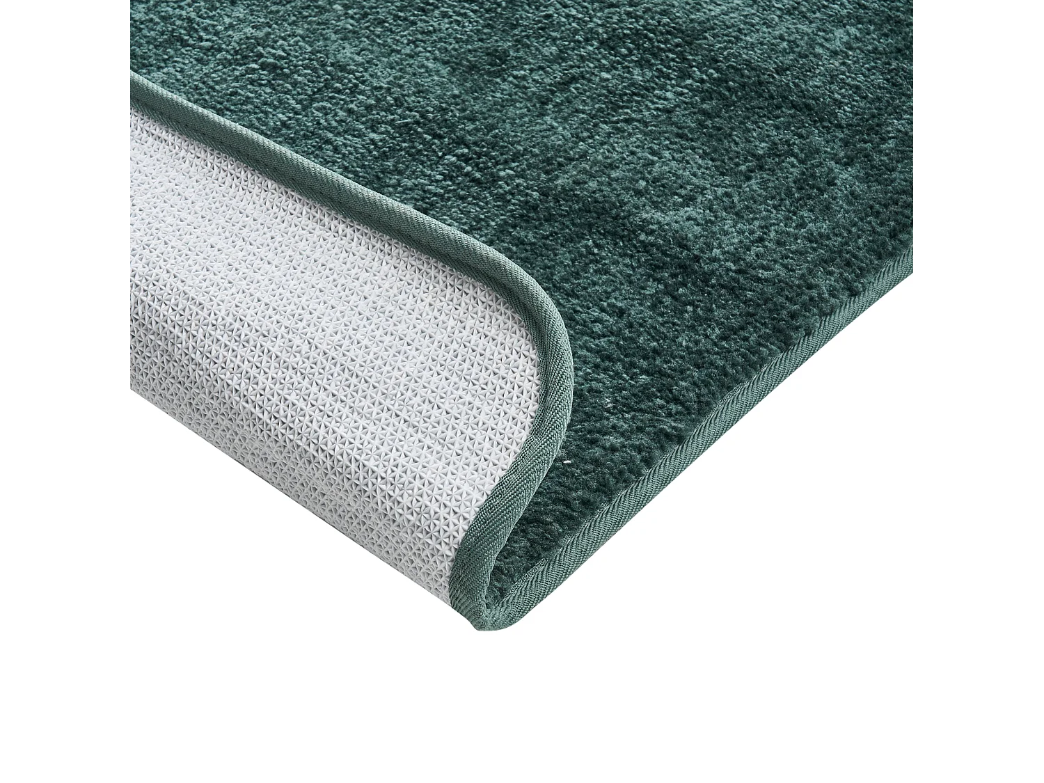 Tapis de bain URLANA Vert foncé 60 x 90 cm Microfibre