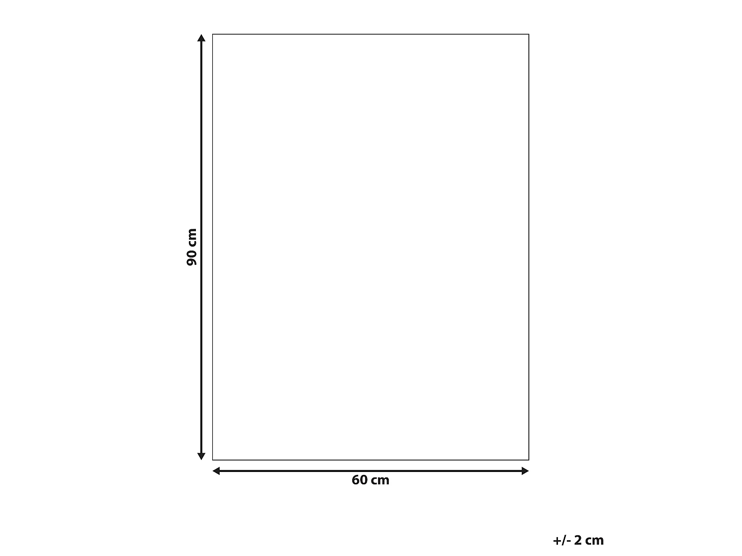 Tapis de bain GOELA Marron clair 60 x 90 cm Coton