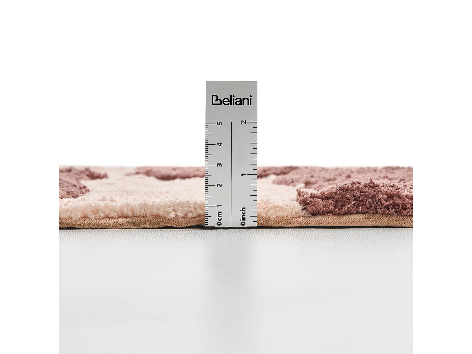 Tapis de bain DIWANA Marron/beige 60 x 90 cm