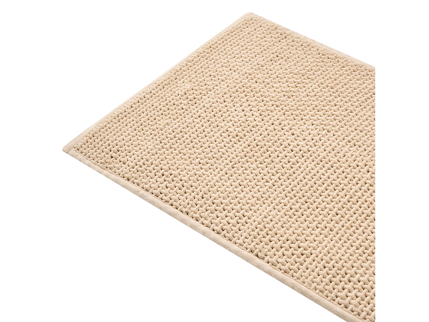 Tapis de bain KARAD Beige 60 x 90 cm Coton