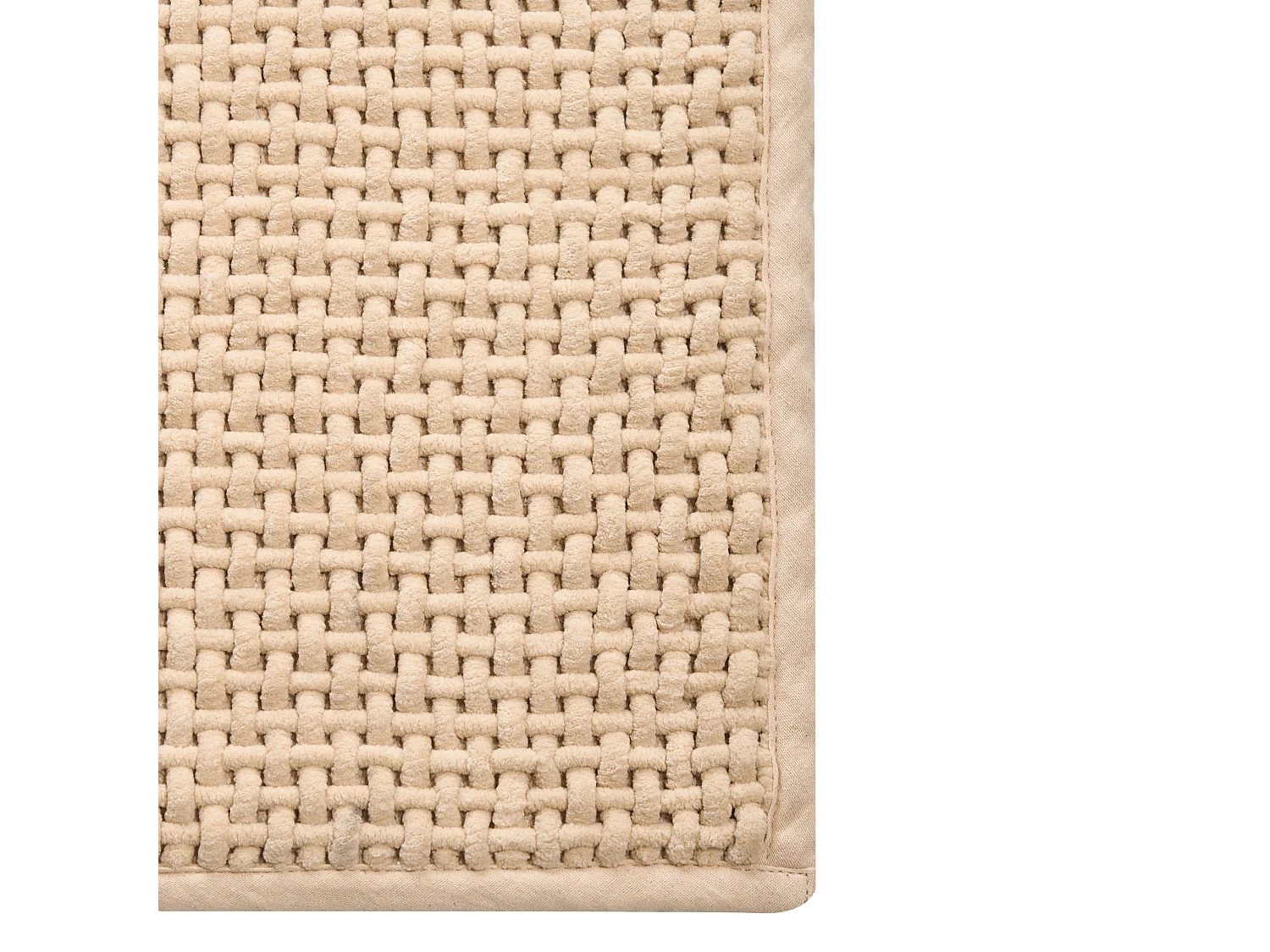 Tapis de bain KARAD Beige 60 x 90 cm Coton