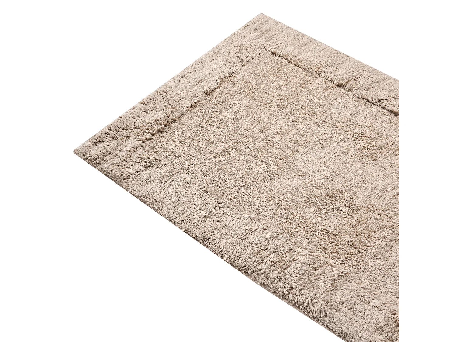 Tapis de bain BABAIL Marron clair 60 x 90 cm Coton