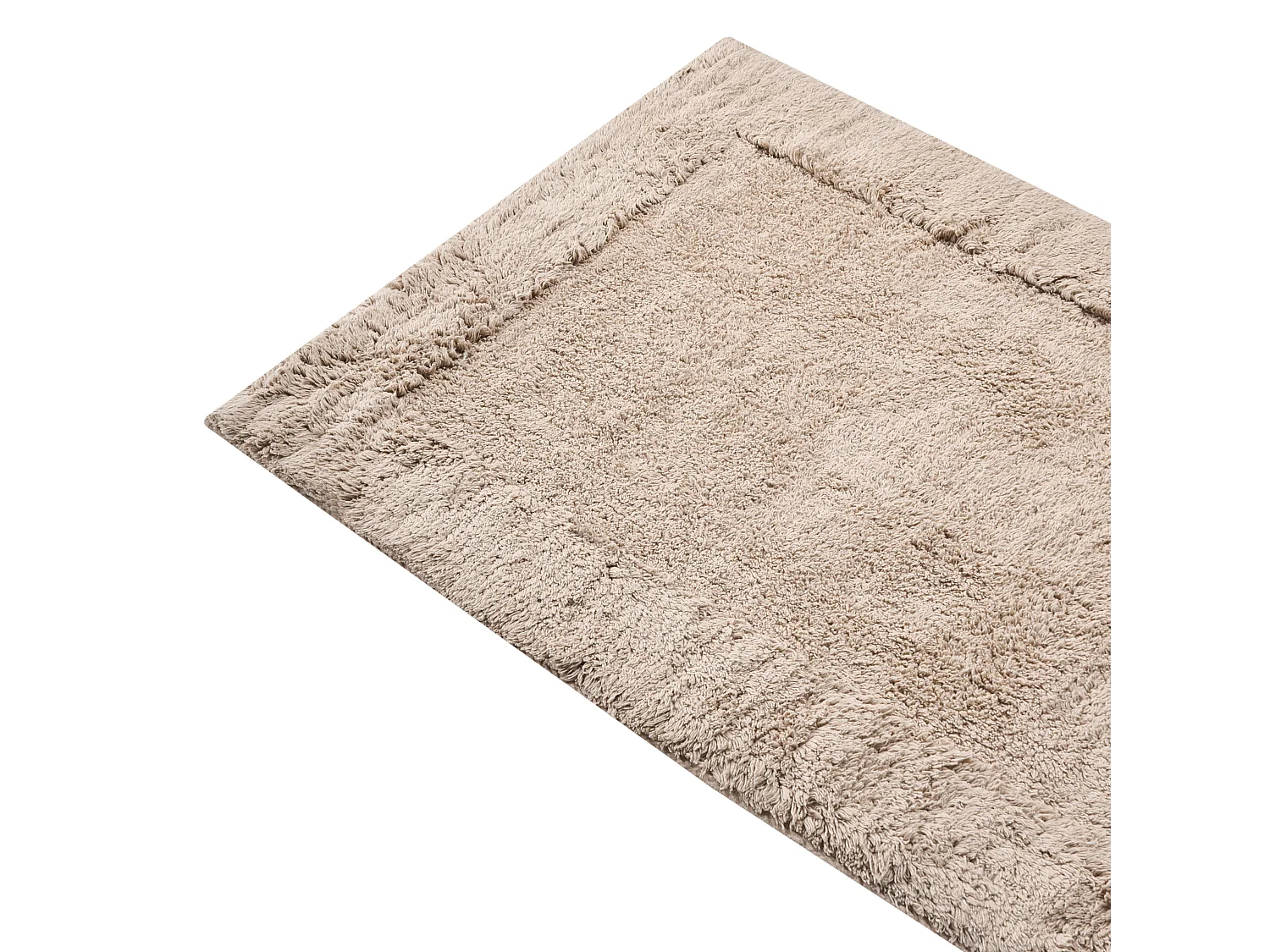 Tapis de bain BABAIL Marron clair 60 x 90 cm Coton