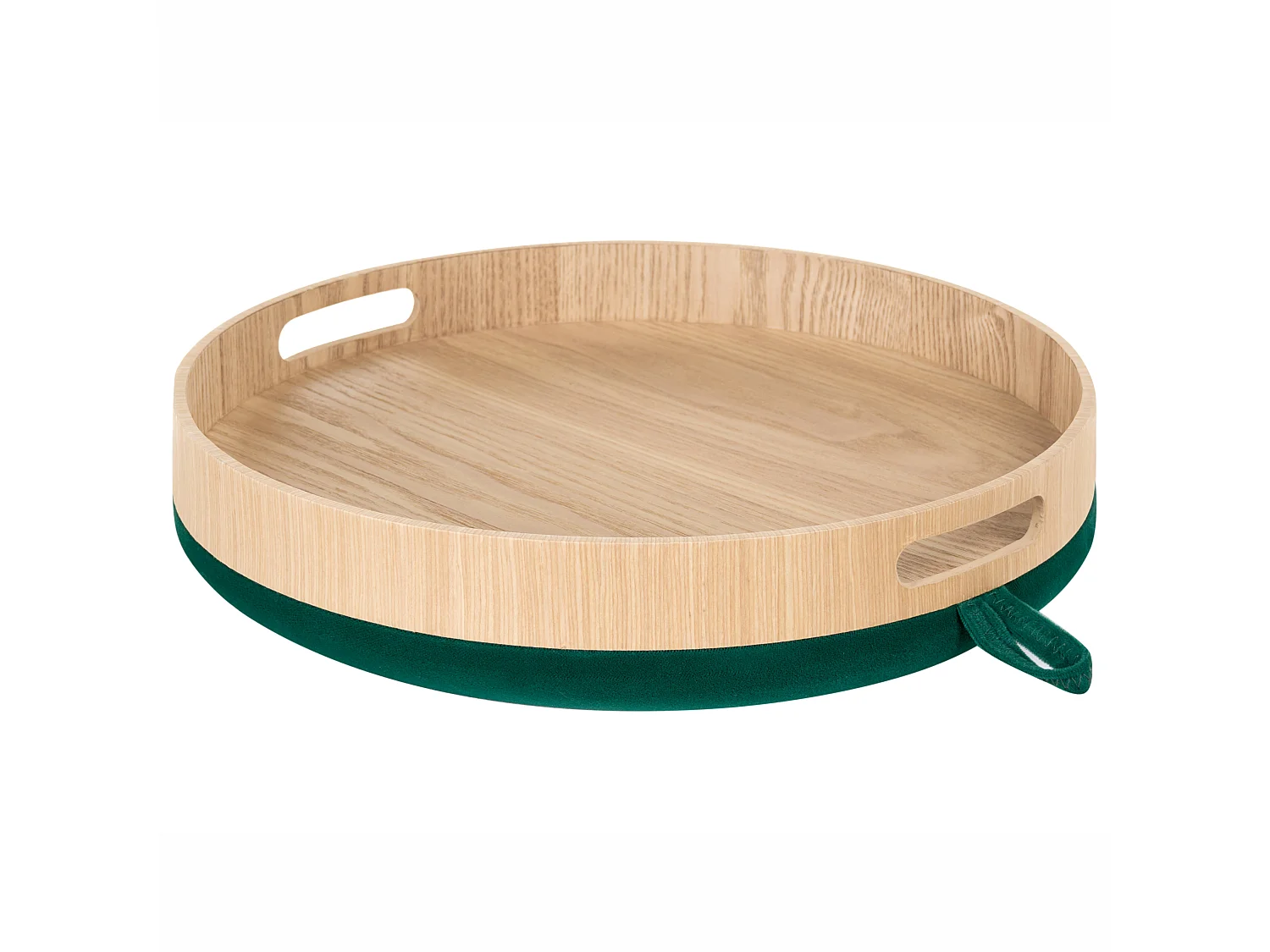 Storage Stool NEELY Velvet Emerald Green