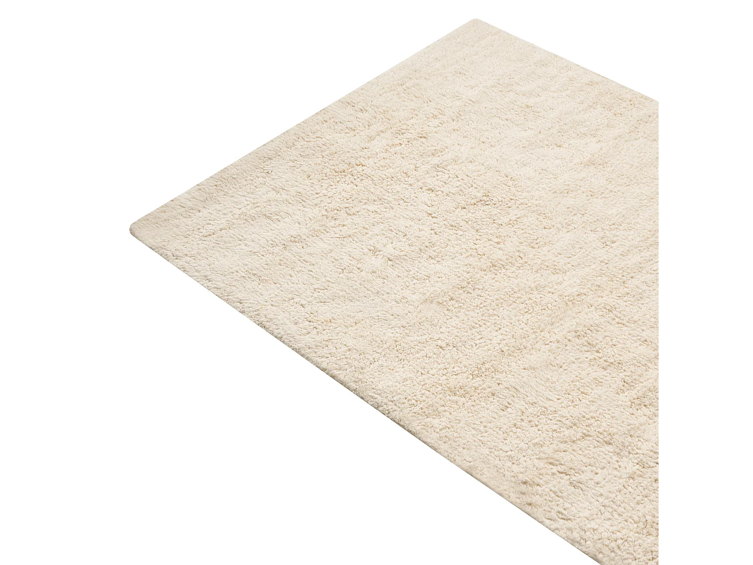 Tapis de bain GOELA Blanc cassé 60 x 90 cm Coton