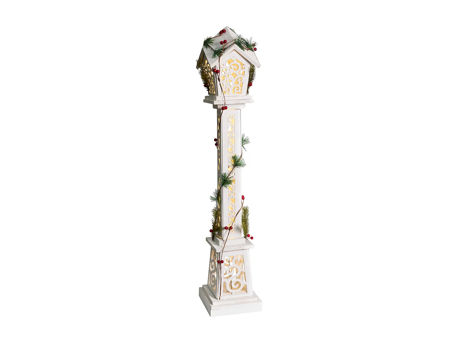 Décoration de Noël LED LUMMENE Lampadaires 80 cm Blanc
