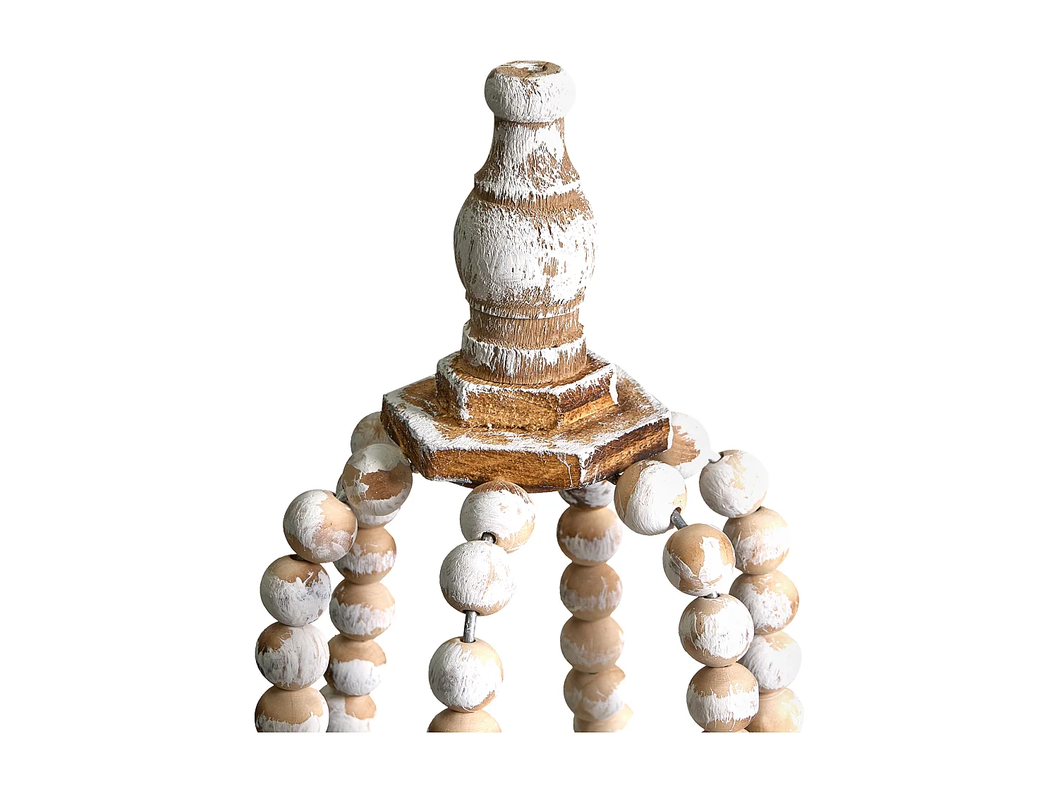 Décoration de Noël LED PETRUMA 40 cm Marron clair