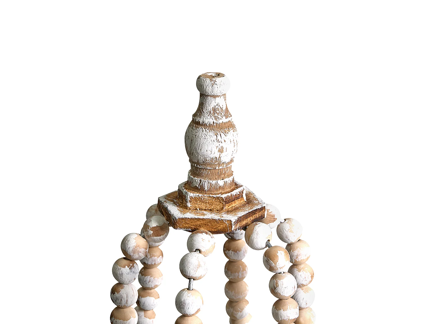 Décoration de Noël LED PETRUMA 40 cm Marron clair