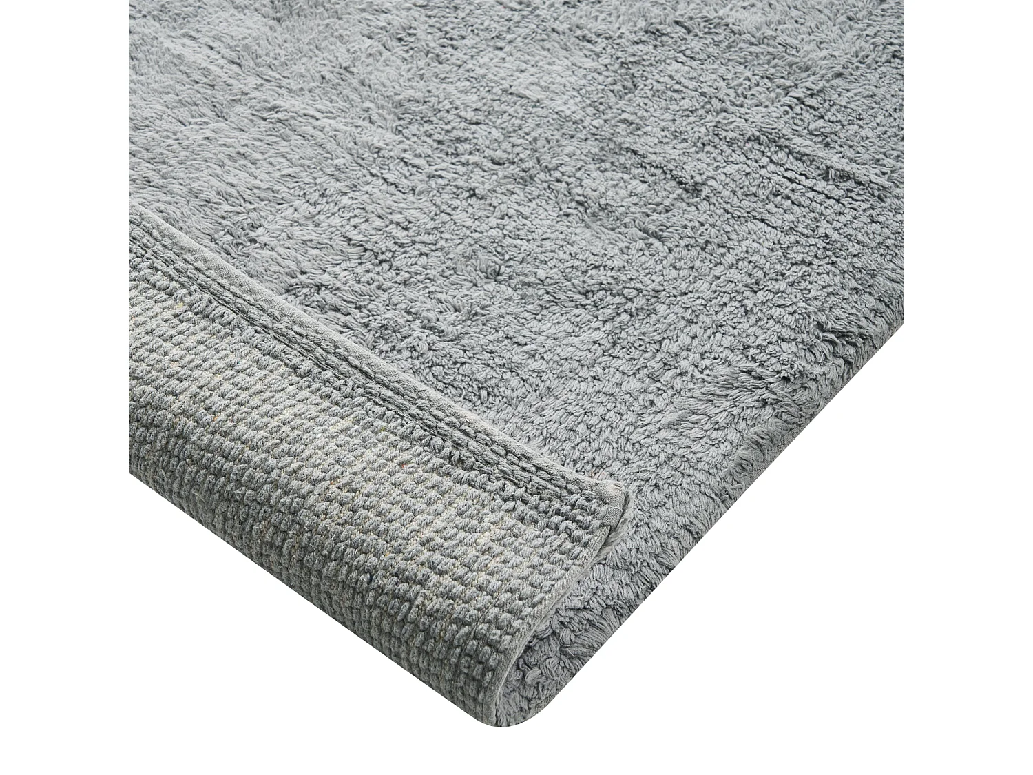 Tapis de bain GOELA Gris 60 x 90 cm Coton