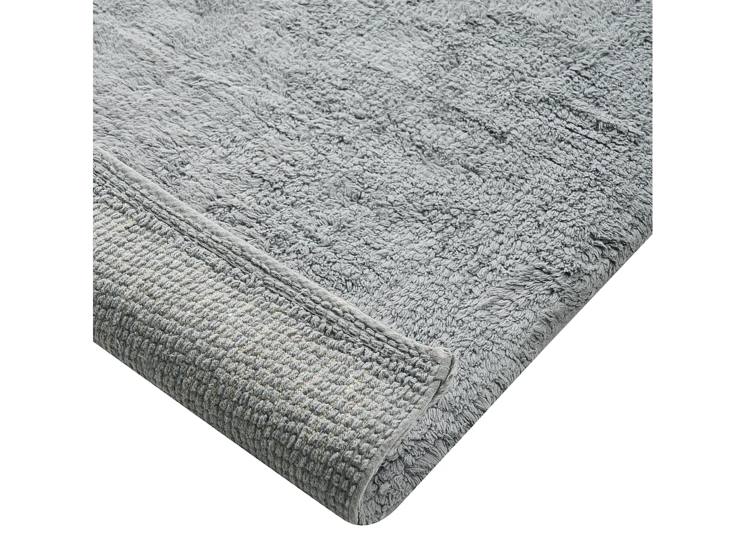 Tapis de bain GOELA Gris 60 x 90 cm Coton