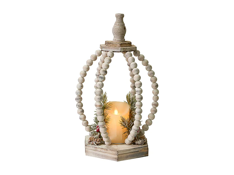 Décoration de Noël LED PAJARVI 40 cm Marron clair