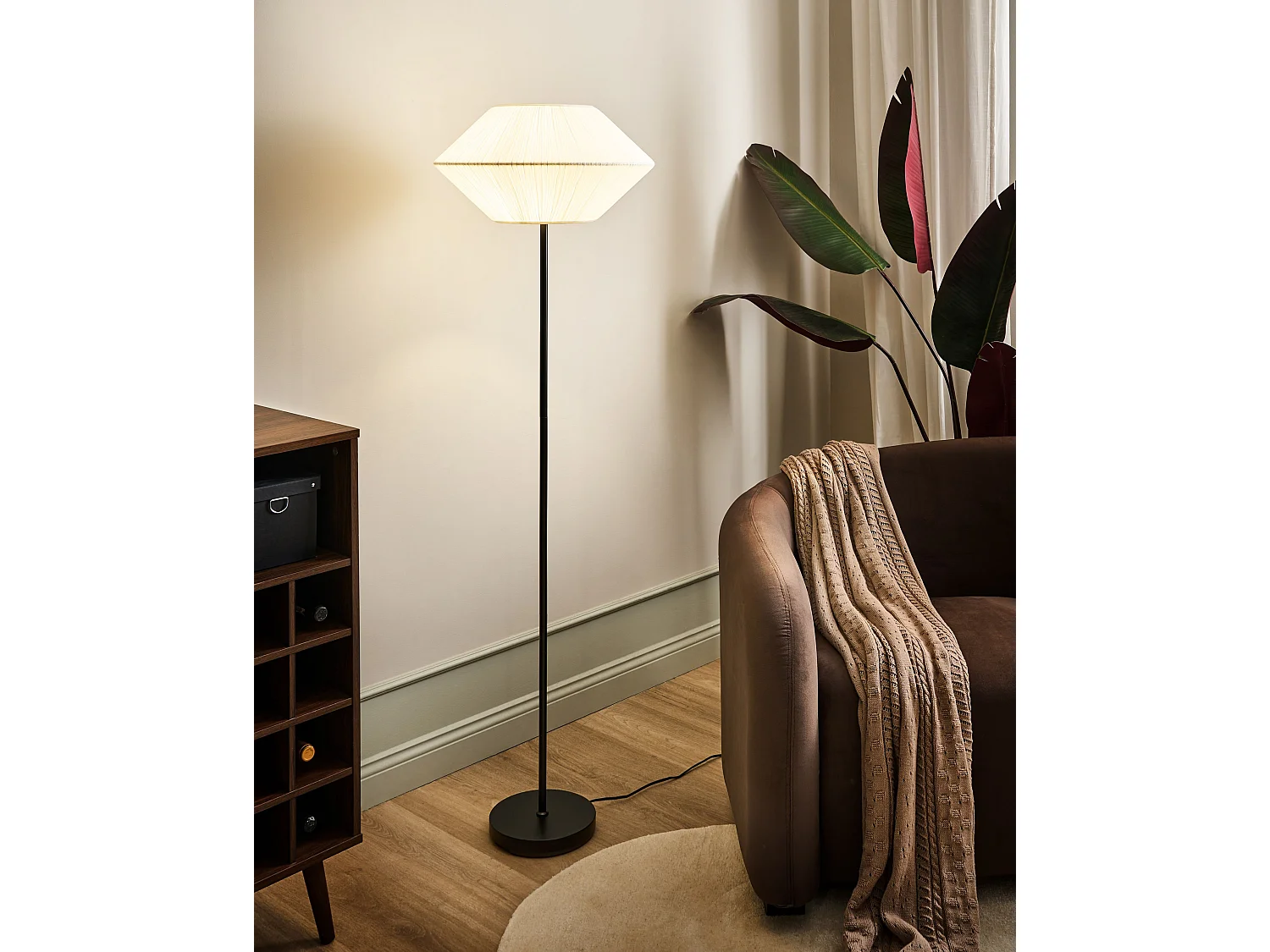 Lampadaire MAKETSI Métal Noir