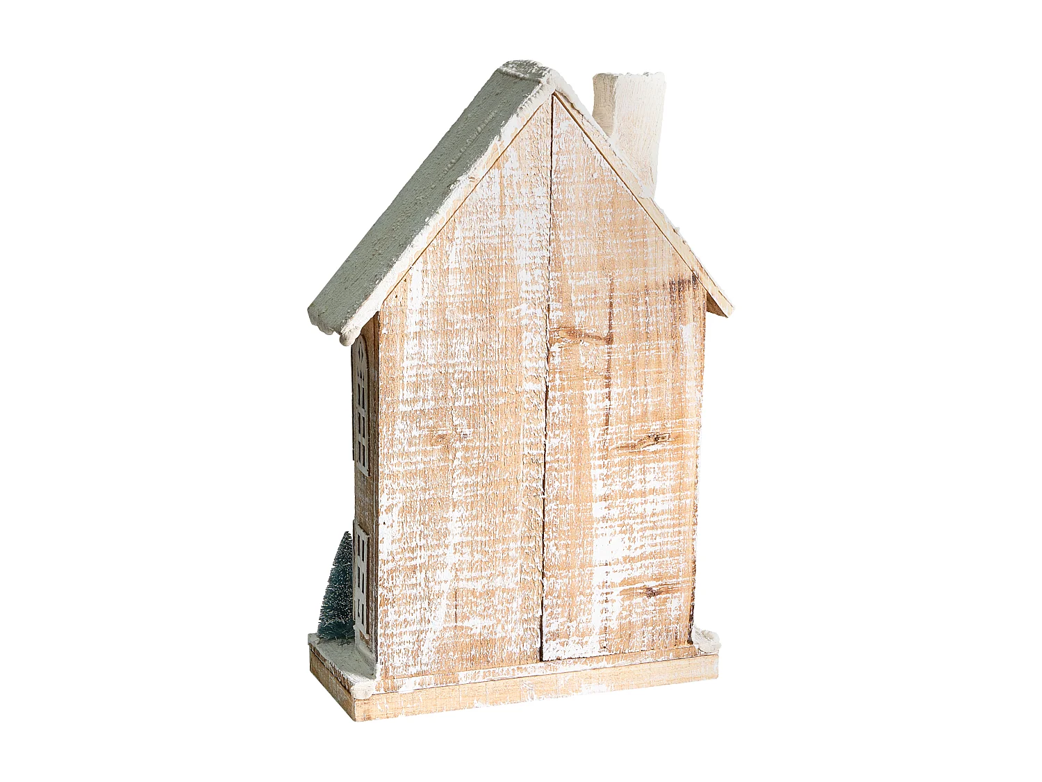 Décoration de Noël LED UNARI Maison 50 cm Marron clair