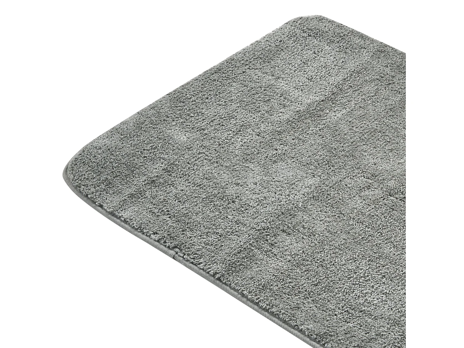Tapis de bain URLANA Gris 60 x 90 cm Microfibre