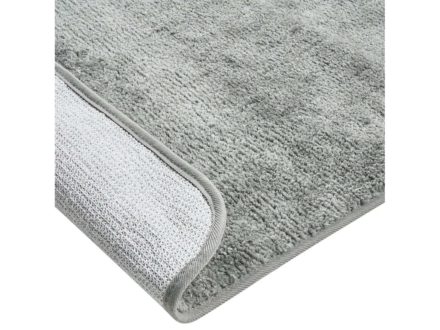 Tapis de bain URLANA Gris 60 x 90 cm Microfibre