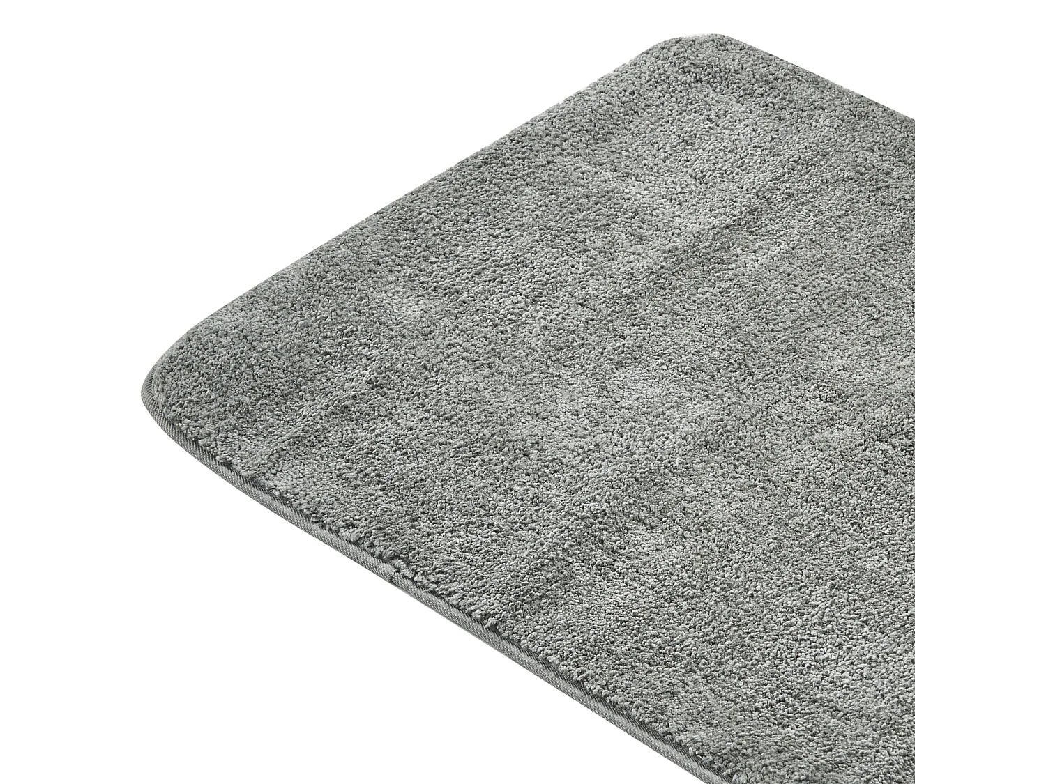 Tapis de bain URLANA Gris 60 x 90 cm Microfibre