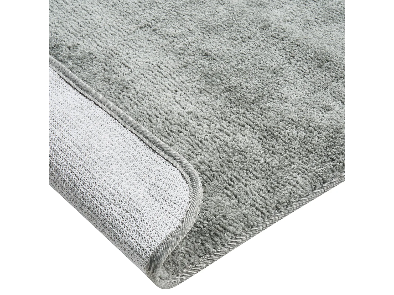 Tapis de bain URLANA Gris 60 x 90 cm Microfibre
