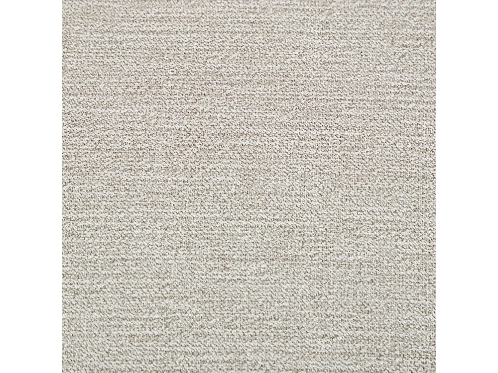 Chaises de salle à manger extra-larges, assises rembourrées en tissu, clous en bronze, lot de deux, beige