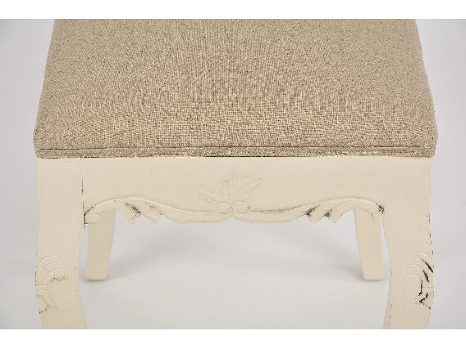 Polsterstuhl Sitz 45x49x35 cm beige Rimini RI046