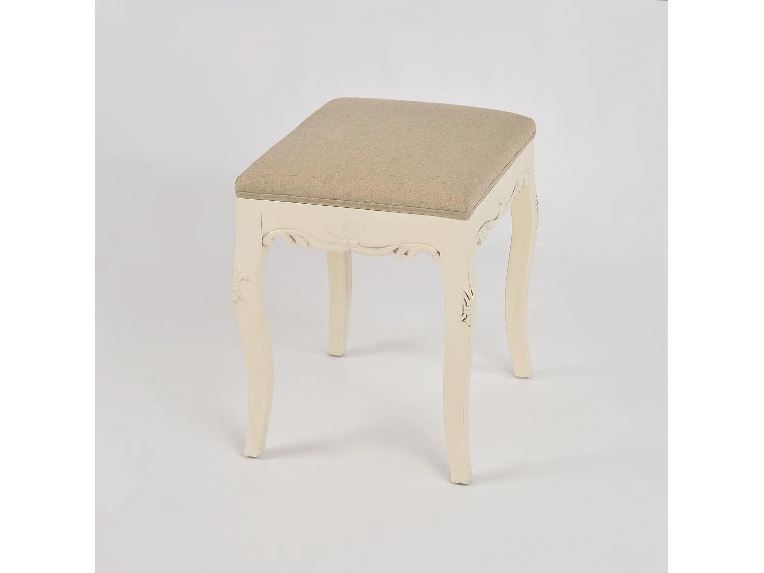 Siège rembourré 45x49x35 cm beige Rimini RI046