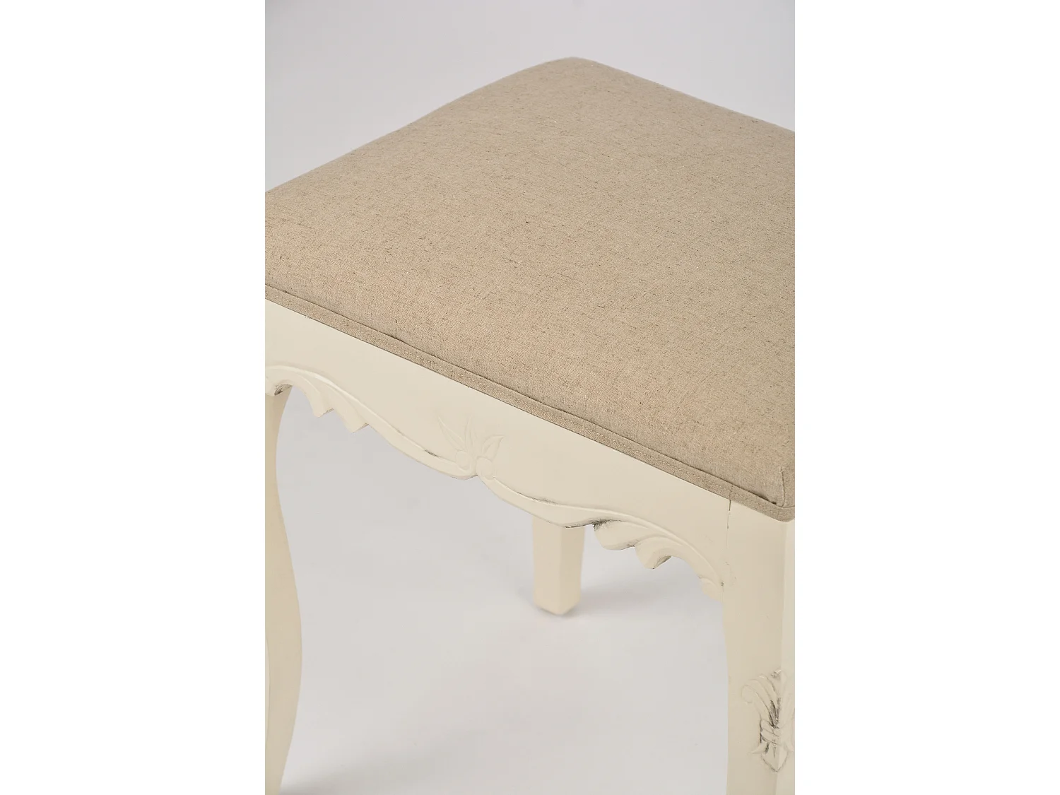 Siège rembourré 45x49x35 cm beige Rimini RI046