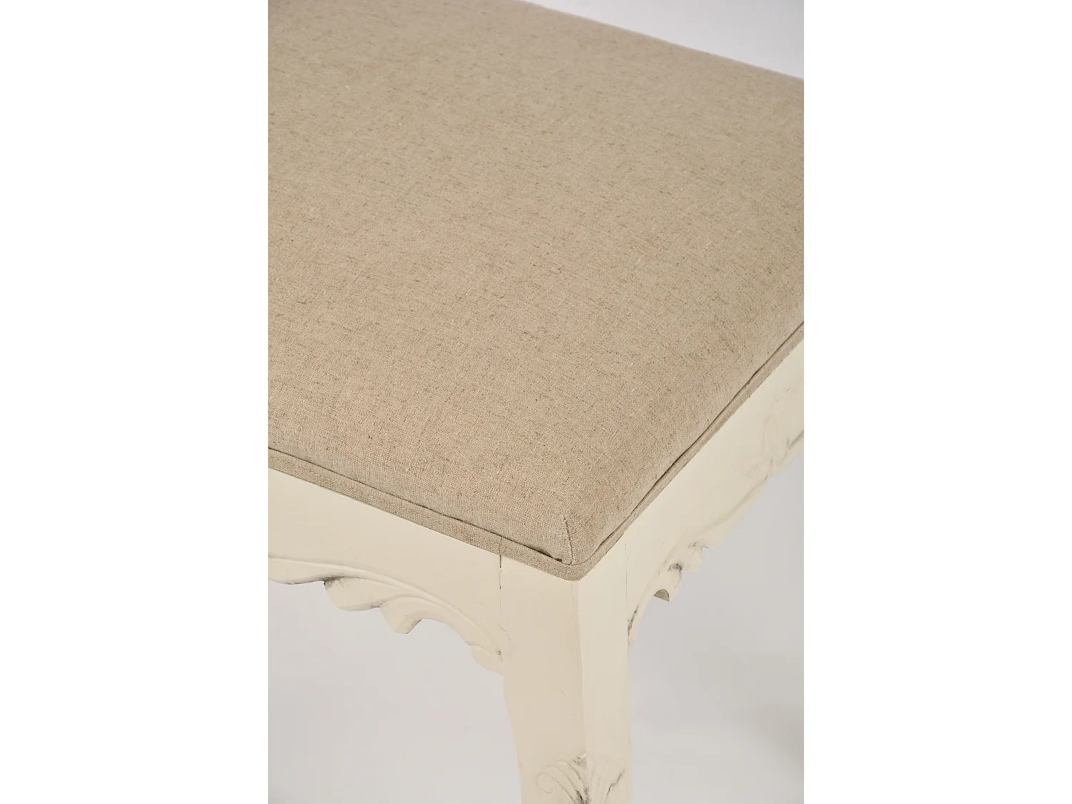 Siège rembourré 45x49x35 cm beige Rimini RI046