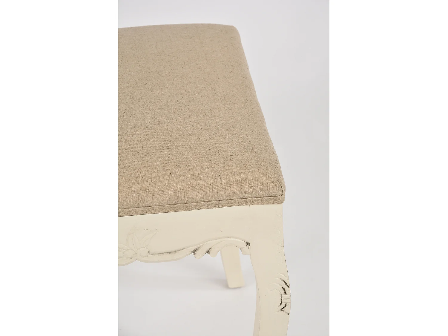 Siège rembourré 45x49x35 cm beige Rimini RI046