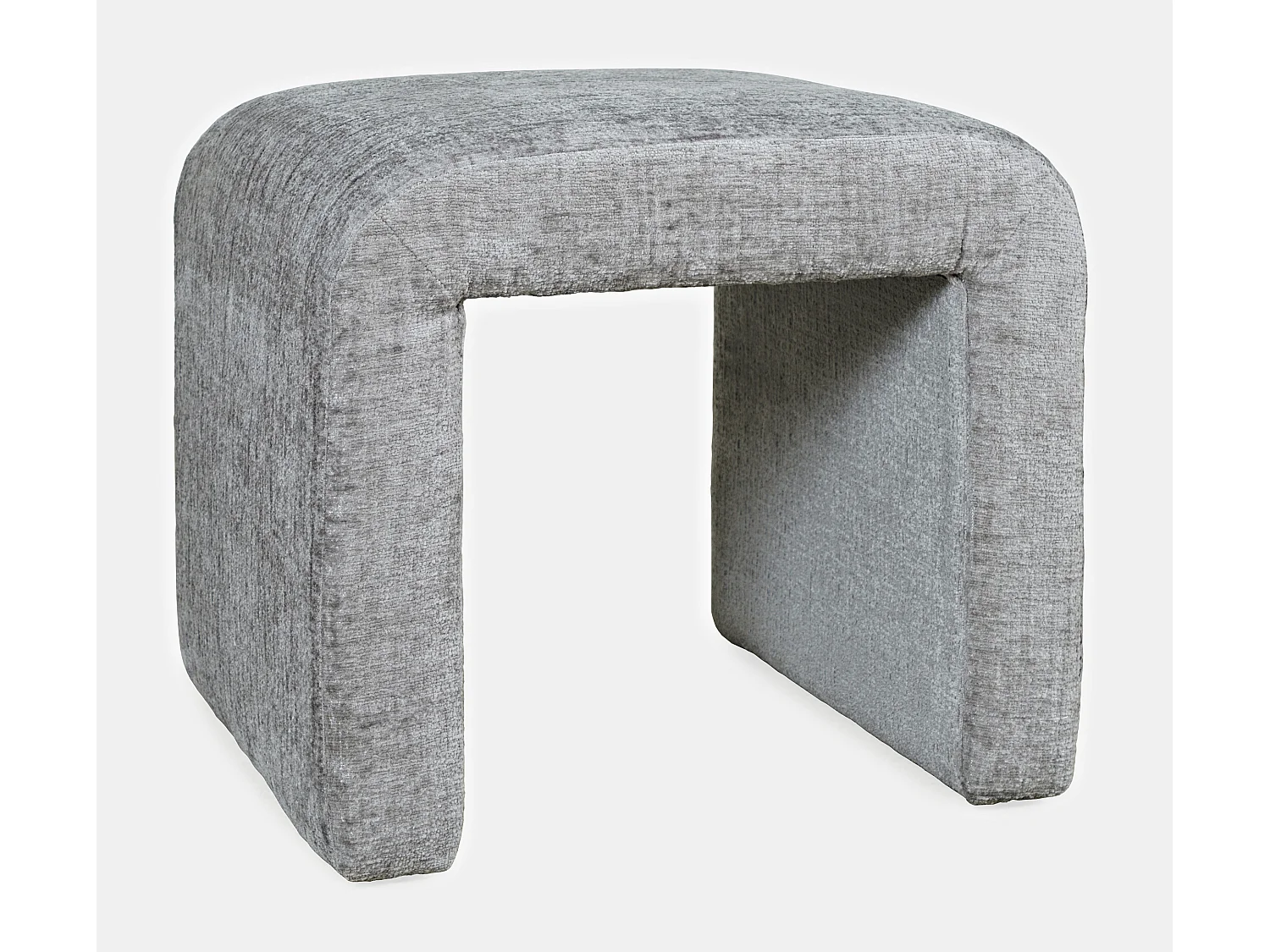 Banc 53,5x48x45,5 cm gris argenté Leith LET69G