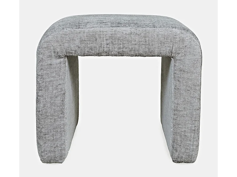 Bank 53,5x48x45,5 cm silbergrau Leith LET69G