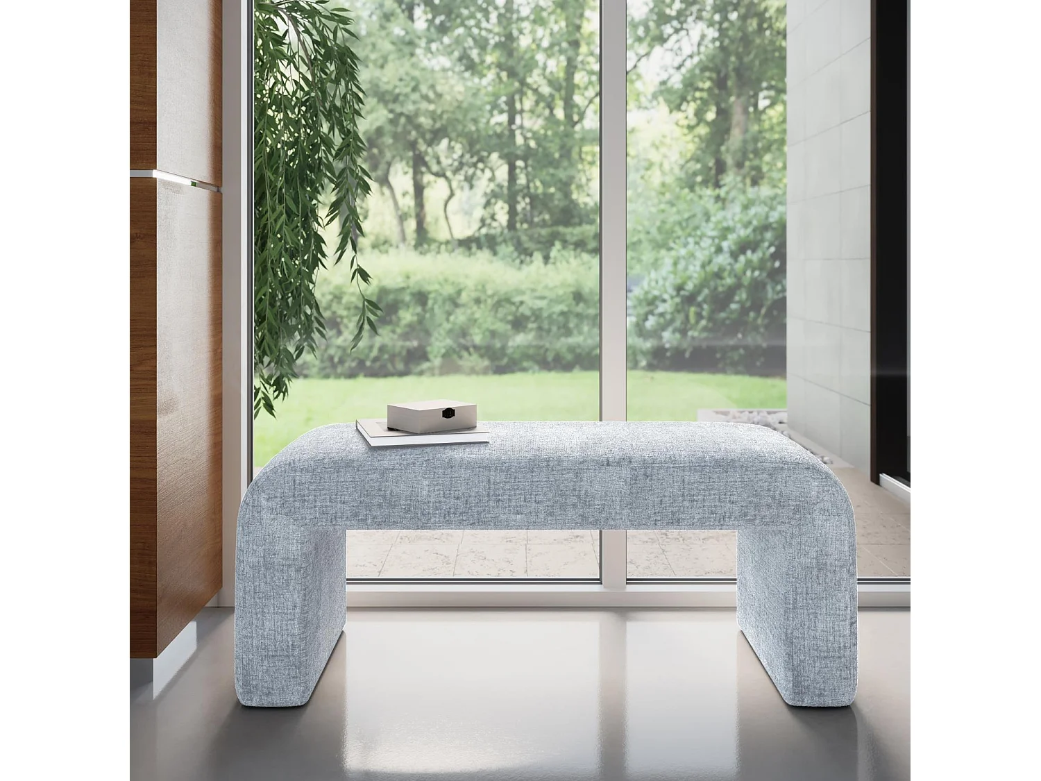 Banc 119,5x48x45,5 cm Bleu clair Leith let70b