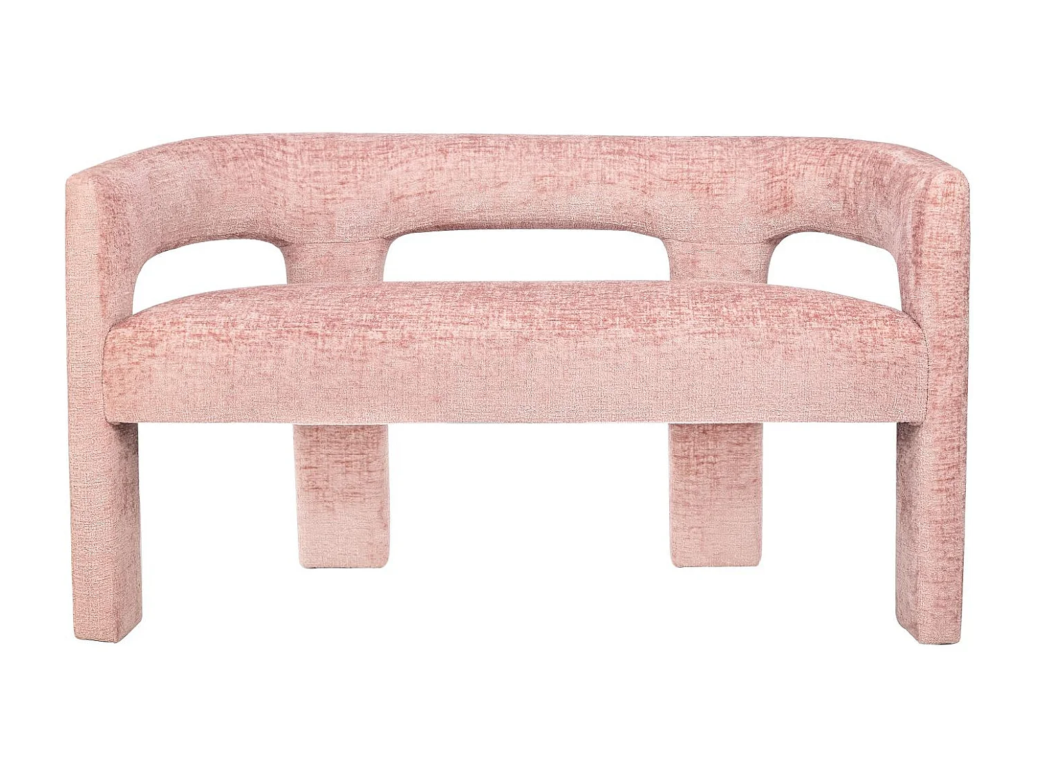 Banc 124,5x75x56 cm rose Leith LET71BP