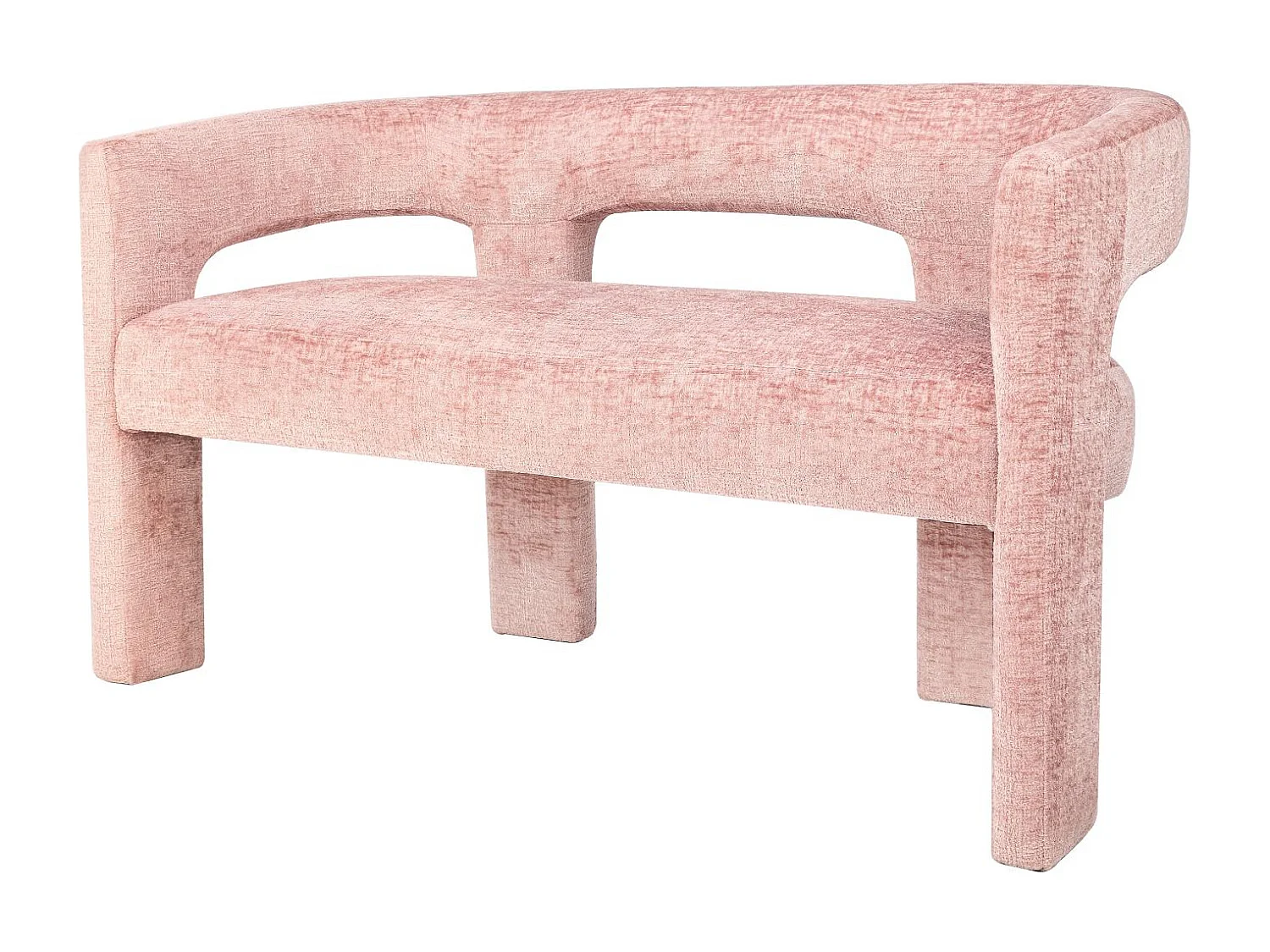 Banc 124,5x75x56 cm rose Leith LET71BP