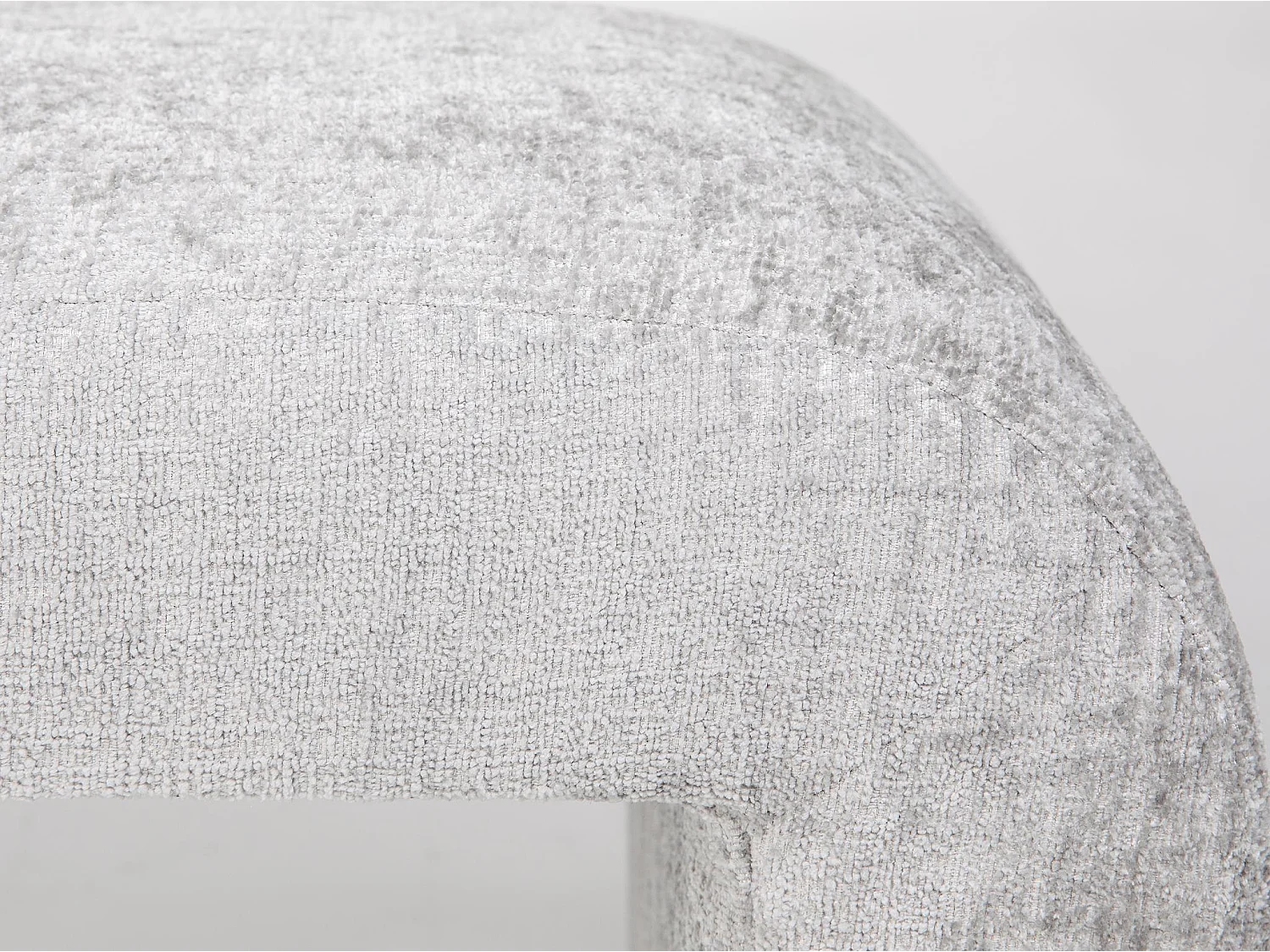 Banc gris argent Leith LET70G 119,5x48x45,5 cm