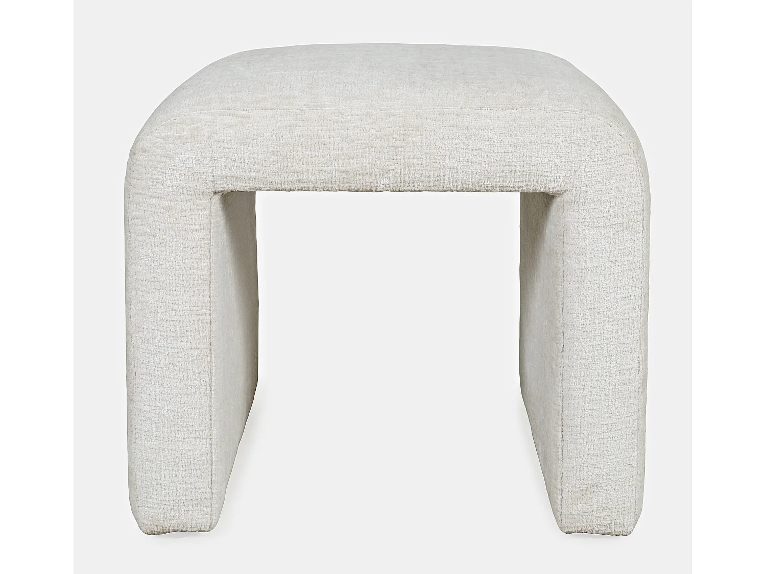 Banc rembourré 53,5x48x45,5 cm beige Leith LET69N