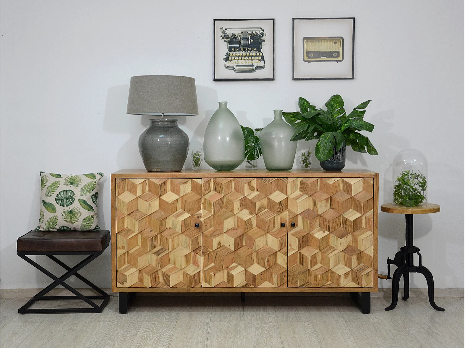 Sitz 51x47x36 cm dunkelbraun Avola AV1730-79